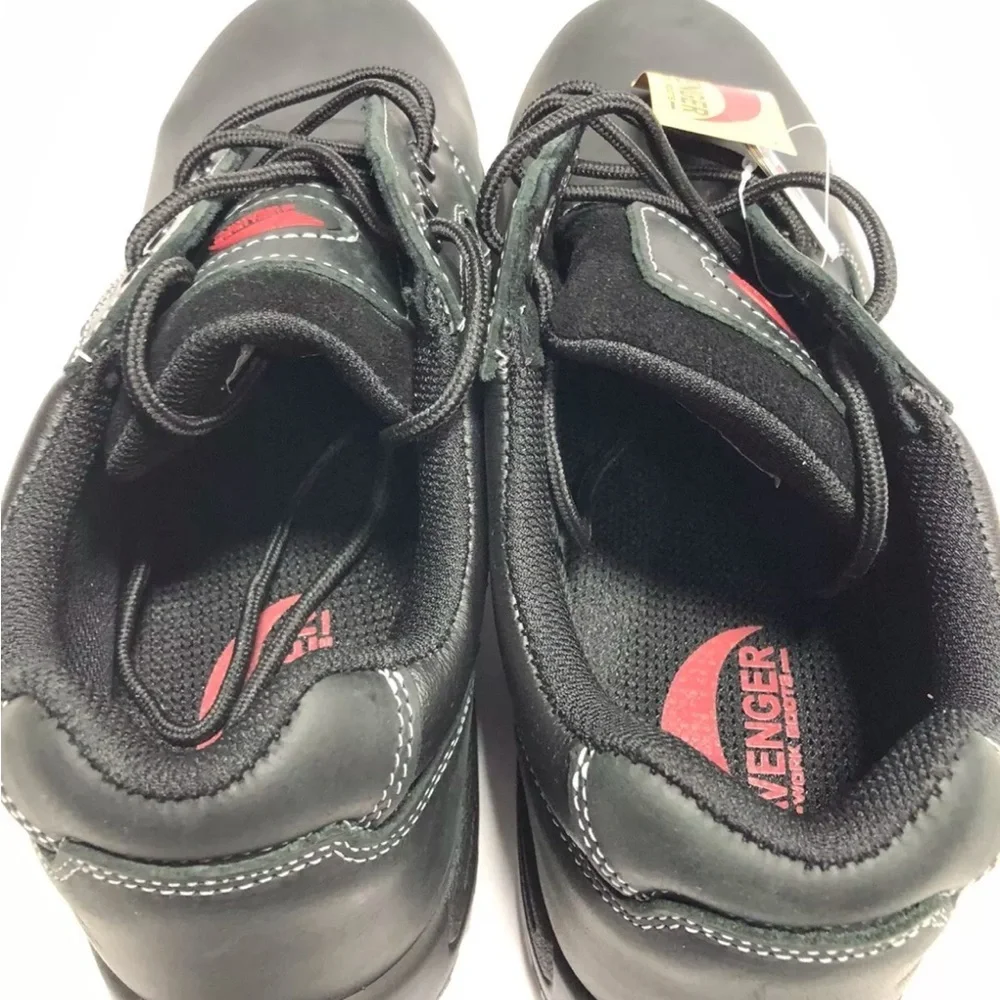 Avenger Mens Waterproof Oxford Black Leather Size 13 EE